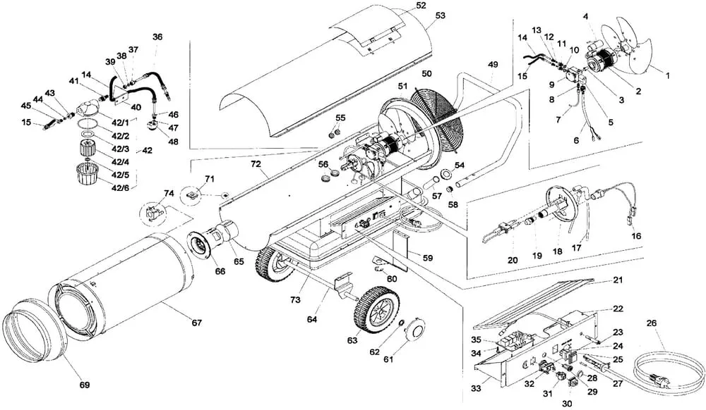 + Indirect stoked heater SOL 70 / SOL 100 / SOL 100 C / SOL 140 / SOL 140 C / SOL