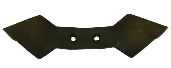 Radlice kultivátoru 440x135x17 mm, otočná, zahnutá, 2 otvory