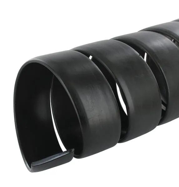 Ochranná plastová spirála černá 113-130 mm