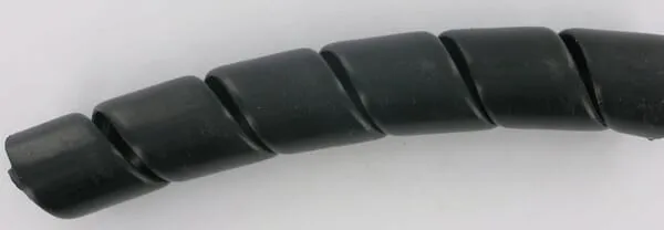 Ochranná plastová spirála černá 16-22 mm