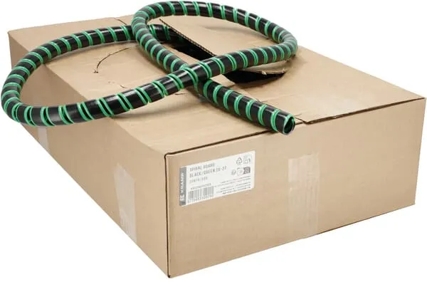 Spirálový chránič černo/zelený 20-27 25m