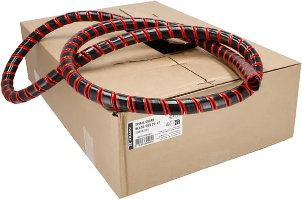Spirálový chránič černo/červený 20-27 25m