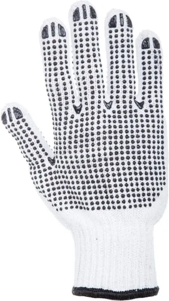 Pletené pracovní rukavice s přilnavým úchopem | 7.004