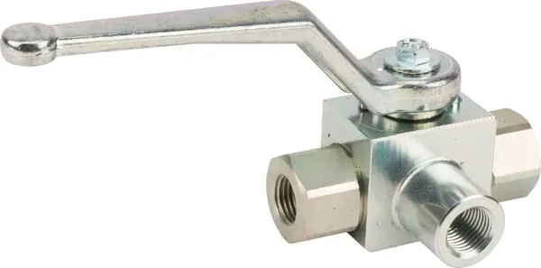 Kulové ventily 3-cestné, závit BSP KH 3 KSR..PA