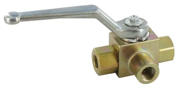 Kulový kohout 3cestný 1/4 T-otvor