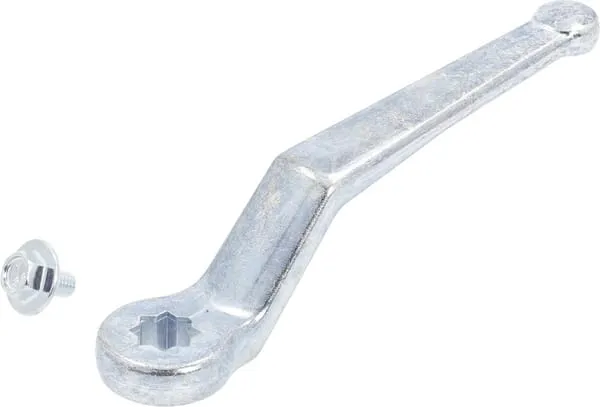 Páka pro kulový kohout zahnutá