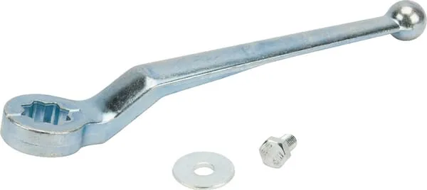 Páka pro kulový kohout zahnutá