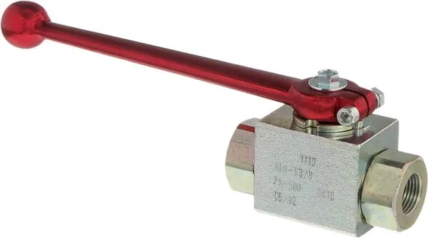 Kulový uzávěr dvoucestný 3/8 BSP hliníková páka