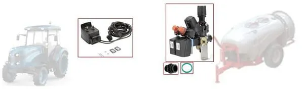 Mist blower with switch box 2 way