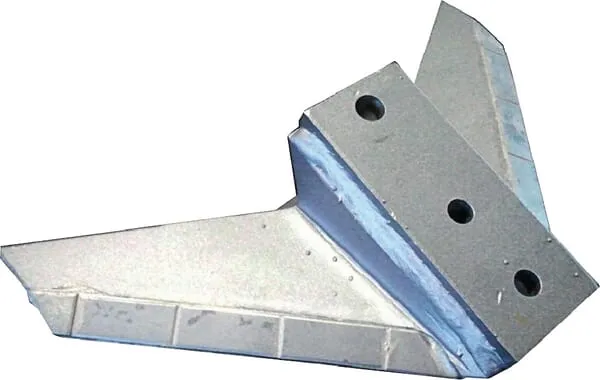 Křídlová radlice 310 mm karbid