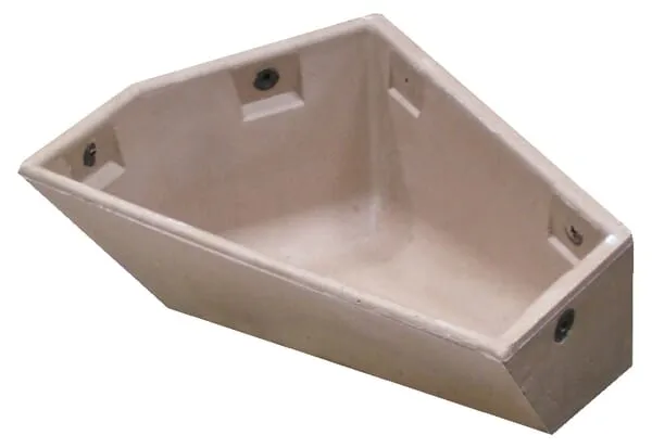 Koryto šikmé polymerbetonové do porodní klece