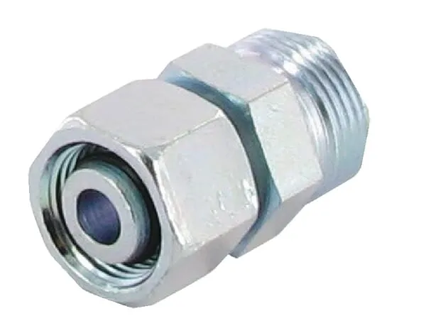 Šroubové spojky, převlečná matice metrická, lehké provedení x šroubení s řezným kroužkem metrické, lehké provedení, francouzské