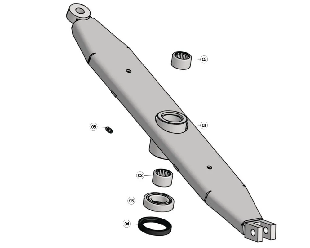 Žací lišta KPE AEBI - páka