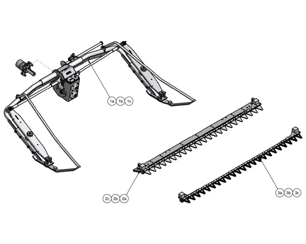 Žací ústrojí KPE AEBI – přehled