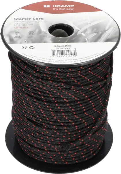 Lanko startéru 3,5 mm x 100 m, černé