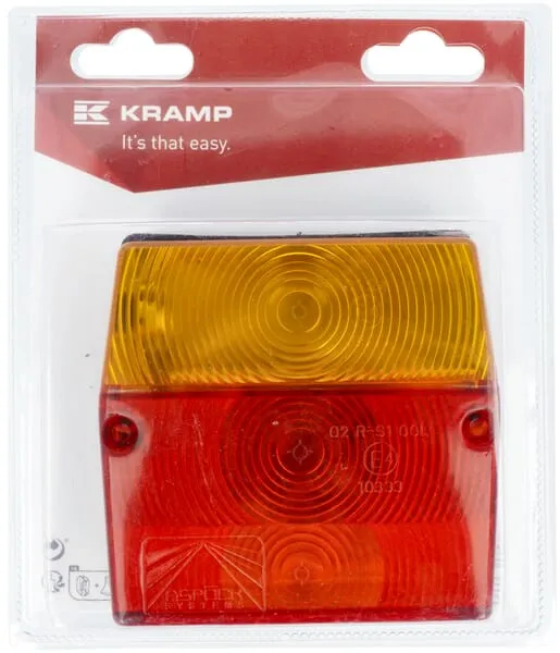 Náhradní sklo zadního světla Minipoint 99x93x49 mm, 4F