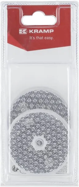 Odrazka kulatá bílá Ø 60 mm (2)