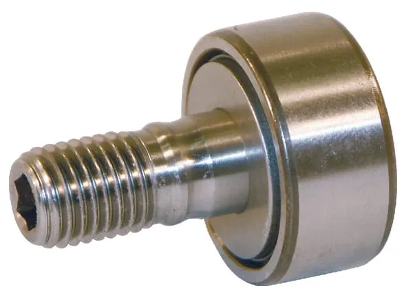 Korunková vodicí kladka s čepem a válcovým vnějším pouzdrem