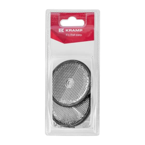 Odrazka kulatá bílá Ø 60 mm (2)