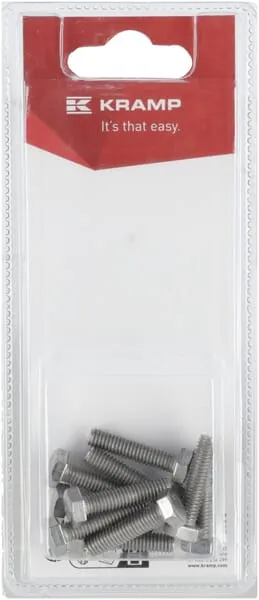 Šroub z nerezové oceli M6 x 25 mm, A2 (10)