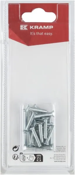 Šrouby se zápustnou hlavou M4 x 20 mm (20)