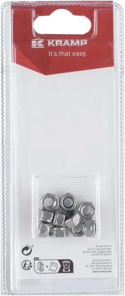 Pojistná matice DIN 985, nerezová ocel