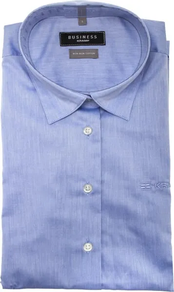 Dámská košile, dlouhý rukáv, modrá, vel. L, Kramp