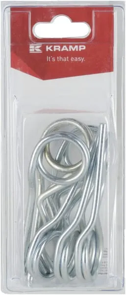 Pružinová závlačka dvojitá 4 mm (6)