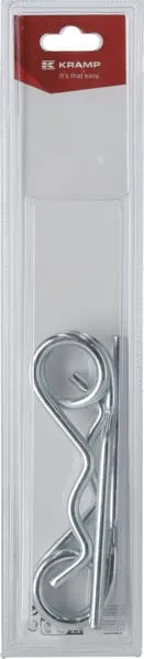 Pružinová závlačka dvojitá 7 mm (2)