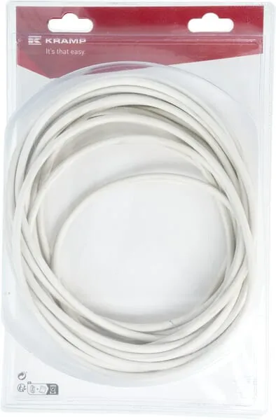 Elektrický kabel, bílý, 2 x 0,75 mm², 10 m (1)