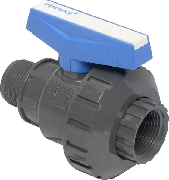 Kulový ventil PVC 3/4"x3/4"I/A