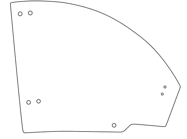 Dveřní okno, nahoře