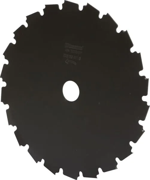 Nůž křovinořezu 22T, ocel, 1,8x225 mm, otvor Ø 25,4 mm