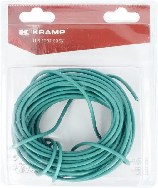 Elektrický kabel, zelený, 1 x 1,5 mm², 10 m (1)
