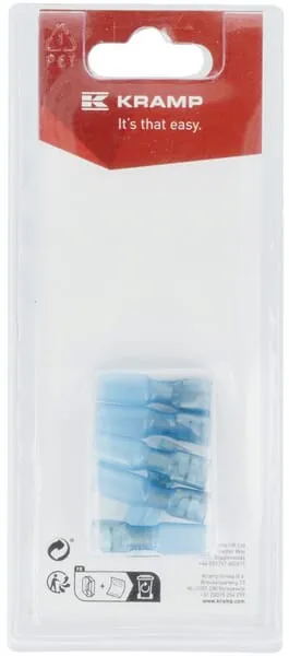 Kabelová koncovka vnitřní, modrá, 6,3x0,8 mm - 1,5-2,5 mm² (6)