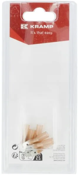 Kabelová koncovka vnější, červená, 6,3x0,8 mm - 0,5-1,0 mm² (6)