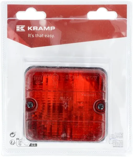 Zadní mlhové světlo 87x77x52 mm