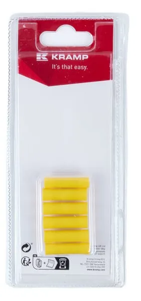 Násuvné spojky, žluté 4,0-6,0 mm² (6)