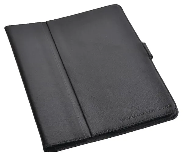 Kožené pouzdro na iPad, logo Kramp
