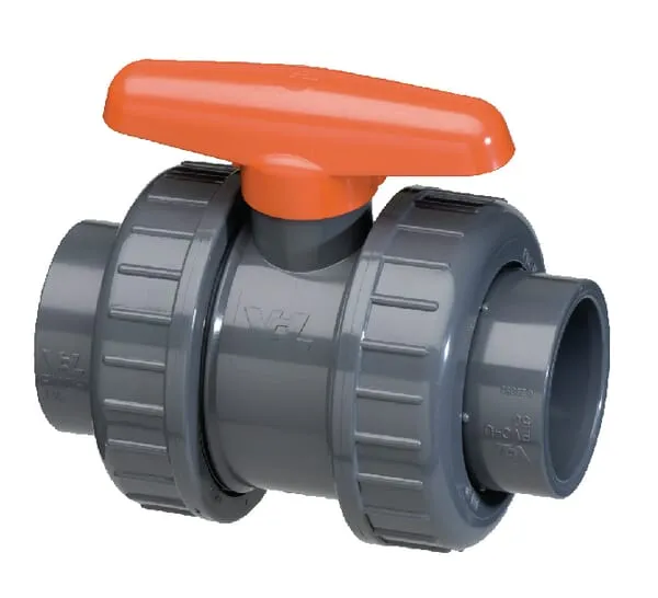 PVC-U Kulové kohout - Objímka (PVC) x Objímka (PVC)