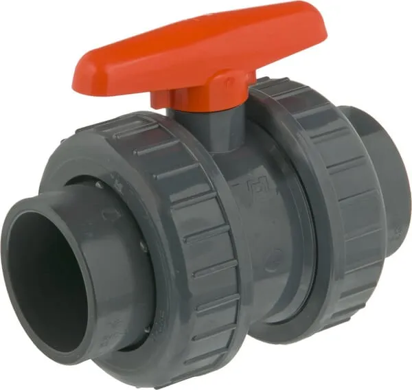 PVC Kulový kohout DIL 63x63