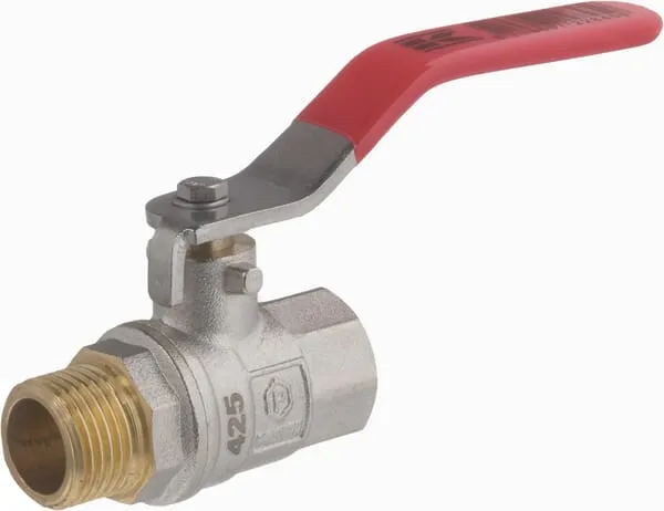 Kulový kohout BSP samice/samec 1/2" + SS rukojeť