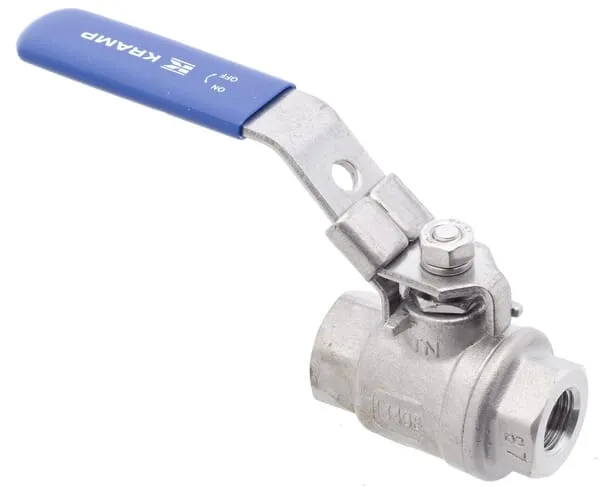 Kulový kohout 2x vnitřní závit 1/4'' nerezová ocel