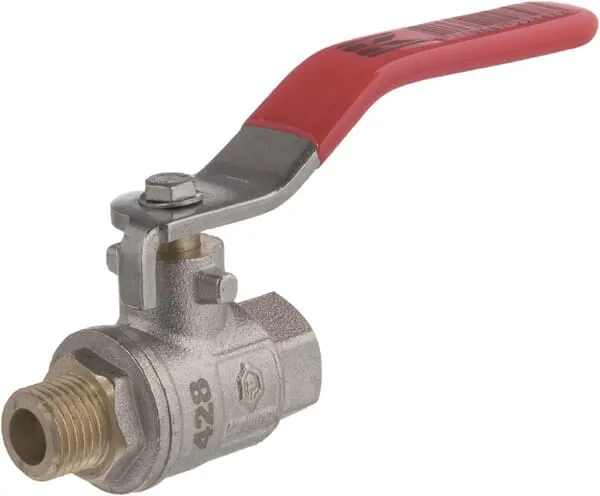 Kulový kohout BSP samice/samec 1/4" + SS rukojeť