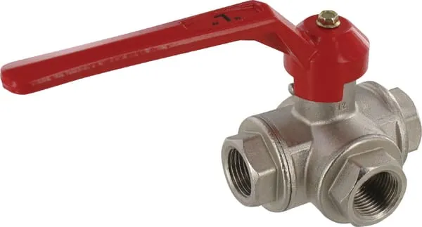 Kulový kohout L 1/2" IT/IT 3-cestný