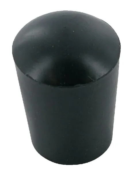 Kónická krytka - rozměr v palcích - černá