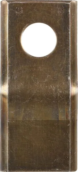 Nůž rotační sekačky 105 x 47 x 3 mm; otvor Ø 21 mm; vhodný pro Taarup / Claas / Krone / Massey Ferguson / PZ / Vicon