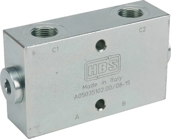 Zpětný ventil s dvojitým ovládáním