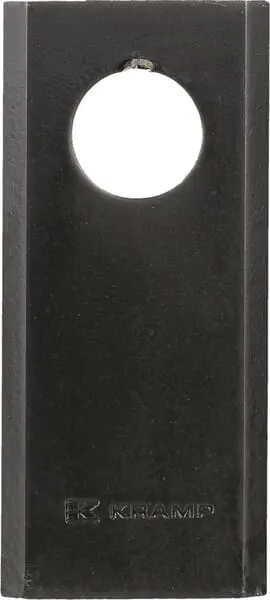 Nůž rotační sekačky rotace vlevo / vpravo 90 x 40 x 3 mm; otvor Ø 19 mm; vhodný pro Fella / Claas; 25 ks/bal.