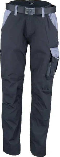 Pracovní kalhoty, unisex, černé/šedé, vel. L, Kramp Original